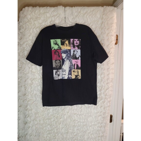 Taylor Swift Tops - Taylor Swift Eras Tour Concert Tee Tshirt S Black Music Swiftie Swifty